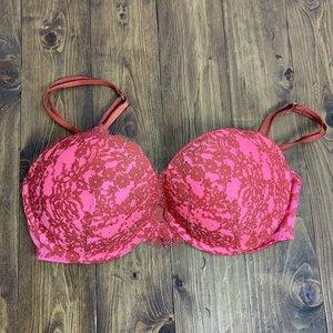 Victoria’s Secret Very Sexy Push-up 32DD pink and red